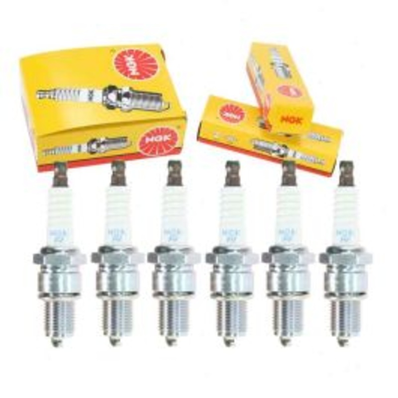 6 pc NGK Standard Spark Plugs for 1963-1969 Chevrolet C20 Pickup 3.8L 4.1L L6
