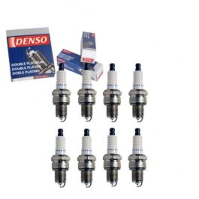 8 pc DENSO Double Platinum Spark Plugs for 1968-1974 Dodge D200 Pickup 5.2L 5.9L V8