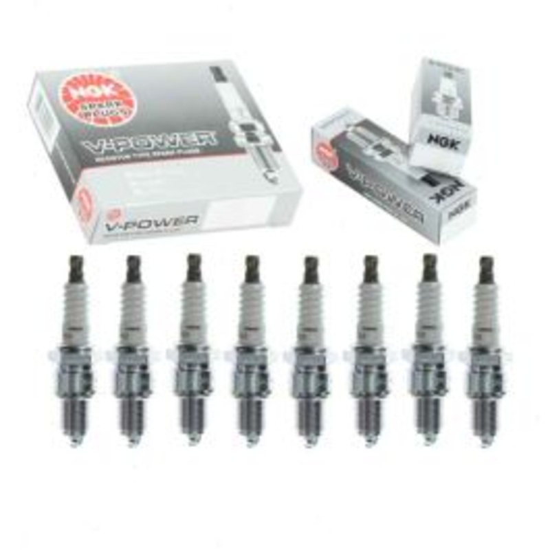 8 pc NGK V-Power Spark Plugs for 1974 Plymouth PB200 Van 5.2L 5.9L V8
