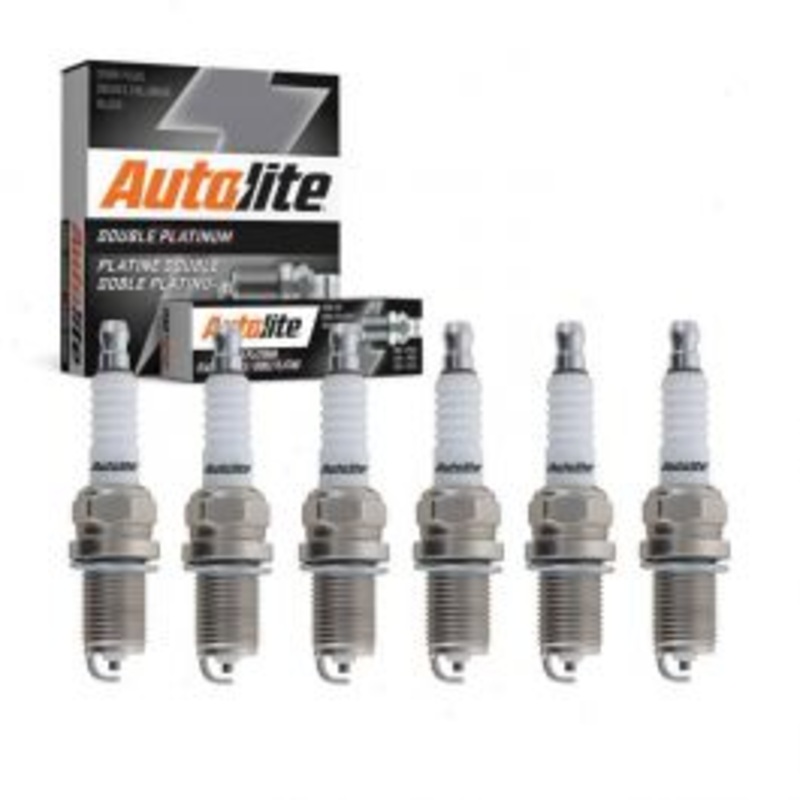 6 pc Autolite Double Platinum Spark Plug for 2001-2004 Chevrolet Tracker