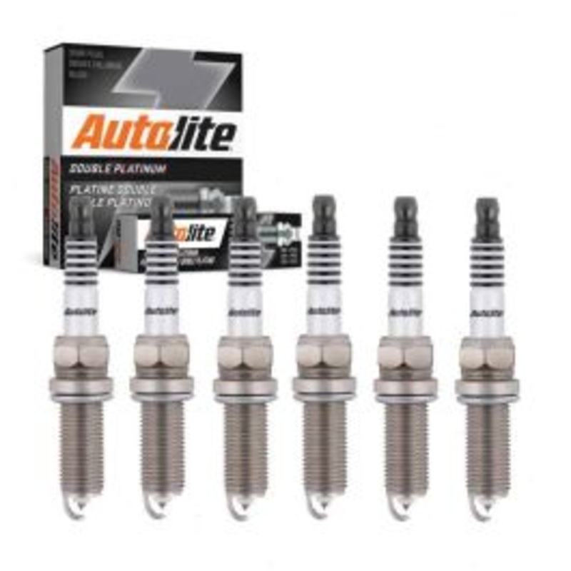 6 pc Autolite Double Platinum Spark Plug for 2010-2013 Acura ZDX 3.7L V6