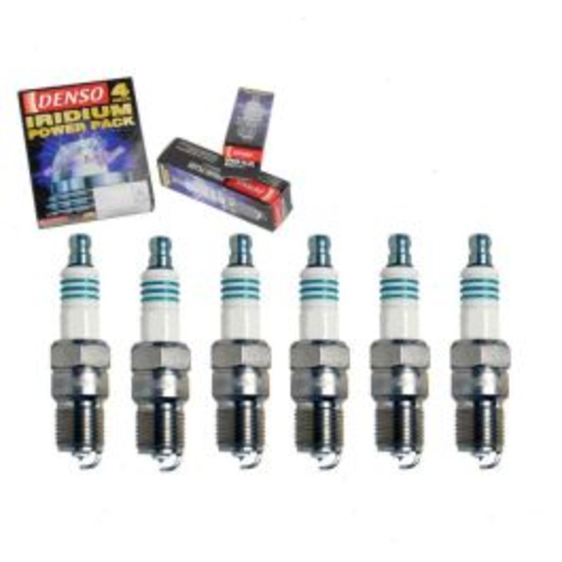 6 pc DENSO Iridium Power Spark Plugs for 1986-1988 Cadillac Cimarron 2.8L V6