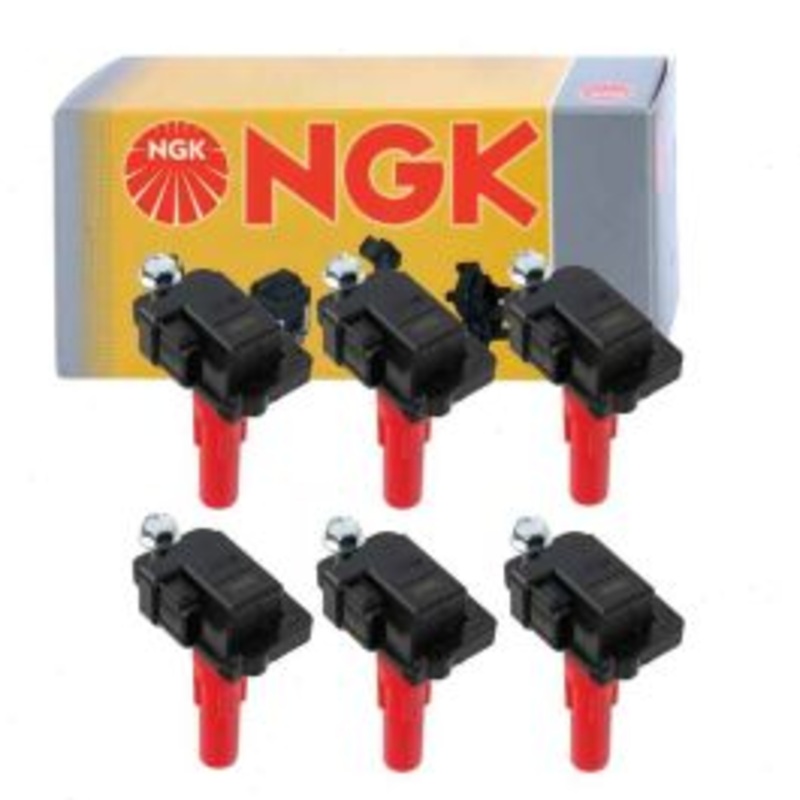 6 pc NGK Ignition Coils for 2001-2009 Subaru Outback 3.0L H6