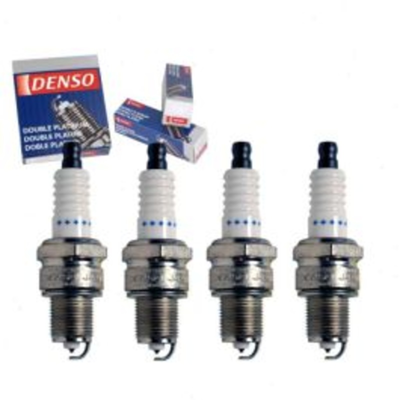 4 pc DENSO Double Platinum Spark Plugs for 1984 Renault Encore 1.4L L4