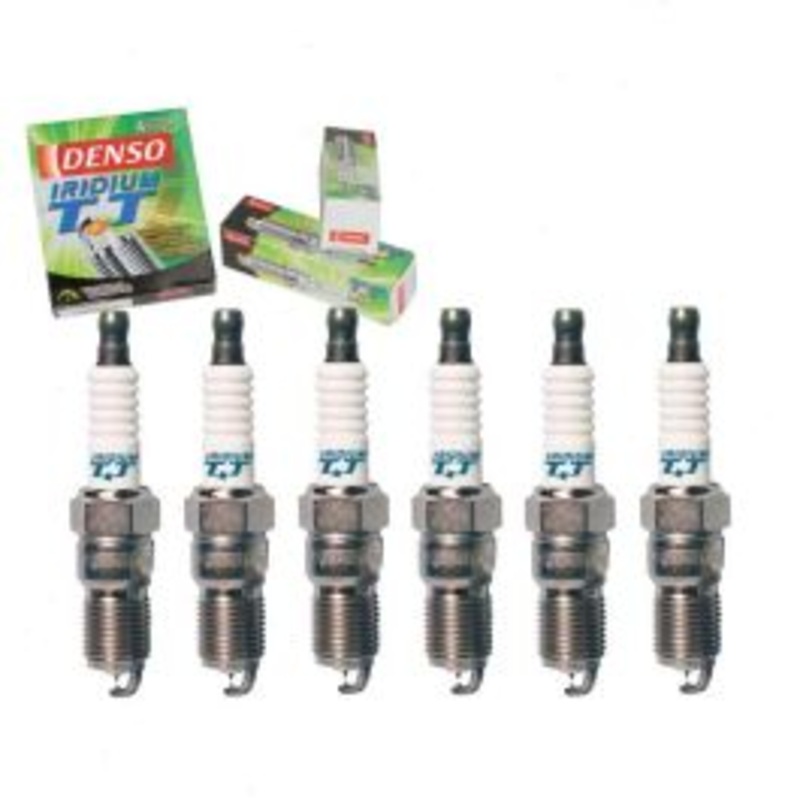 6 pc DENSO Iridium TT Spark Plugs for 1996-2005 GMC Safari 4.3L V6