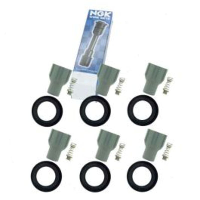 6 pc NGK Ignition Coil Boots for 2007-2016 GMC Acadia 3.6L V6