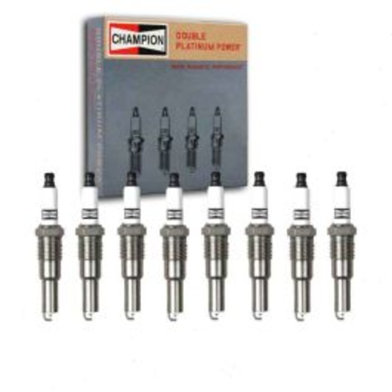 8 pc Champion Double Platinum Spark Plugs for 2005-2008 Ford Expedition 5.4L V8