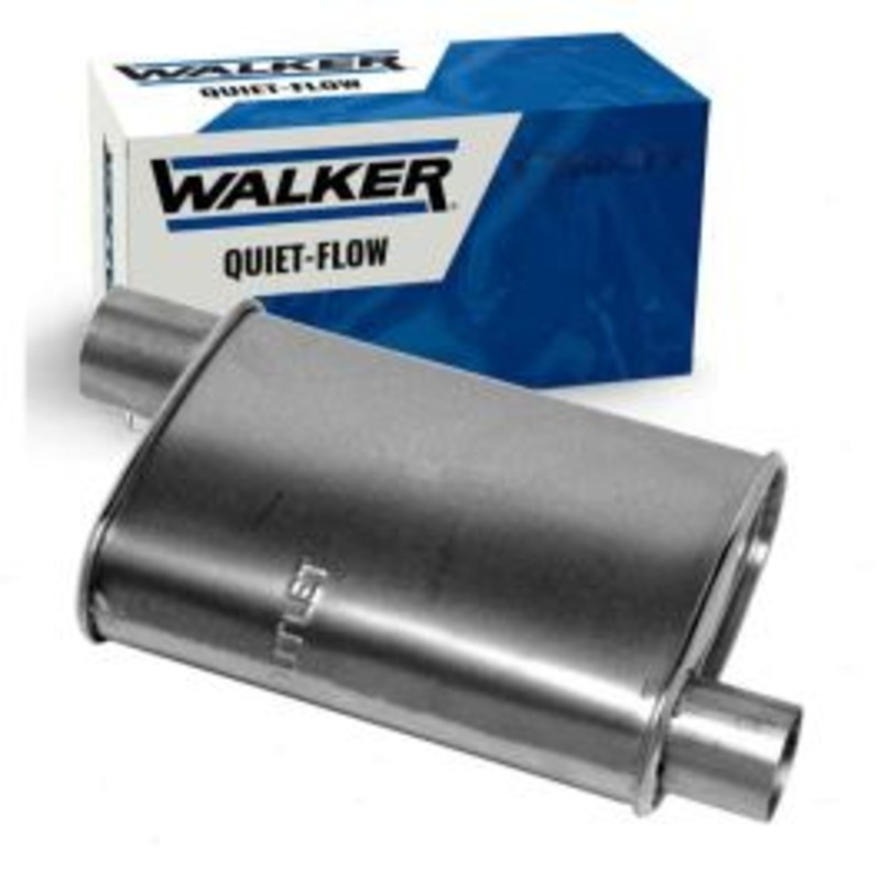 Walker Quiet-Flow Right Exhaust Muffler for 1967-1981 Pontiac Firebird 3.8L 4.1L 4.9L 5.0L 5.3L 5.7L 6.6L L6 V8