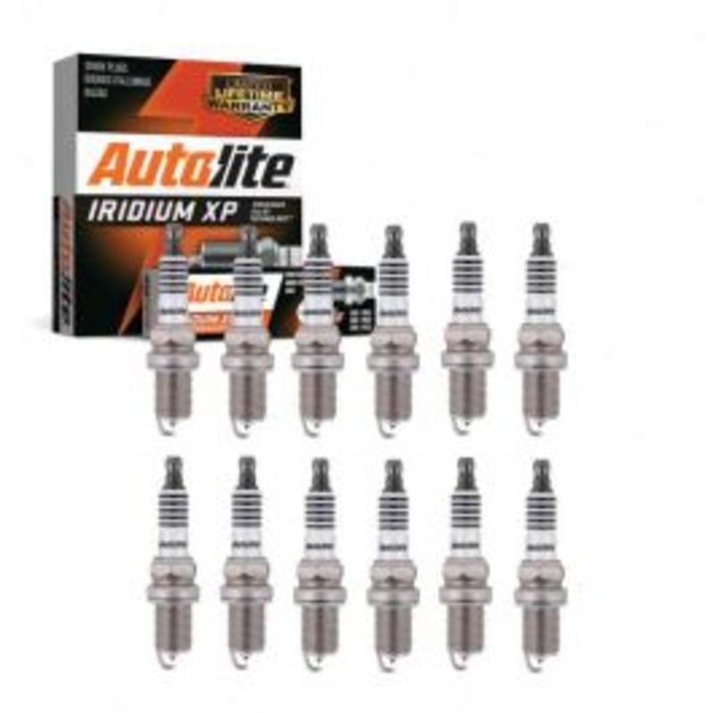 12 pc Autolite Iridium XP Spark Plug for 1998-2005 Mercedes-Benz E320 3.2L