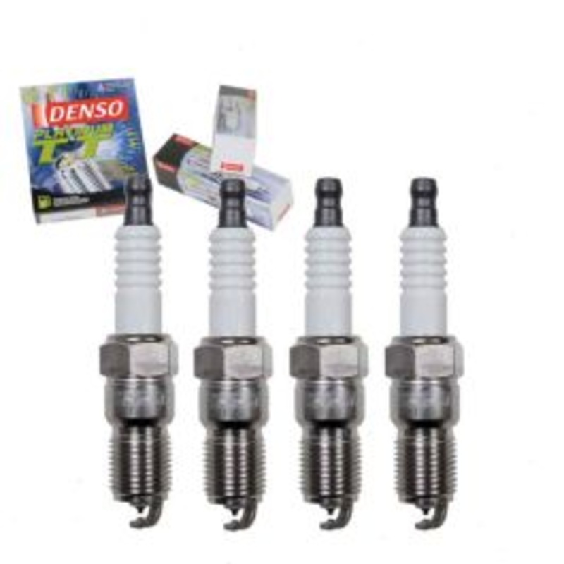 4 pc DENSO Platinum TT Spark Plugs for 1979-1986 Ford Mustang 2.3L L4