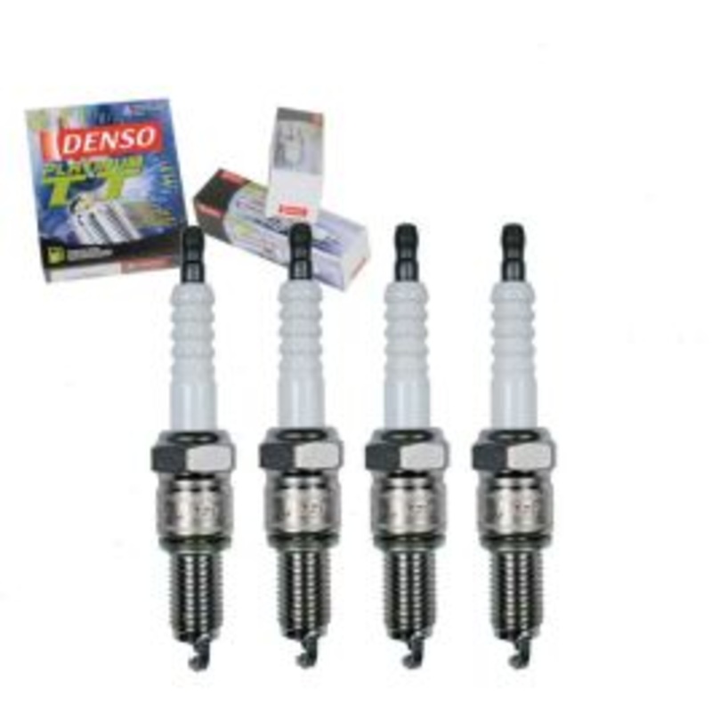 4 pc DENSO Platinum TT Spark Plugs for 1990-1991 Yugo GV 1.3L L4