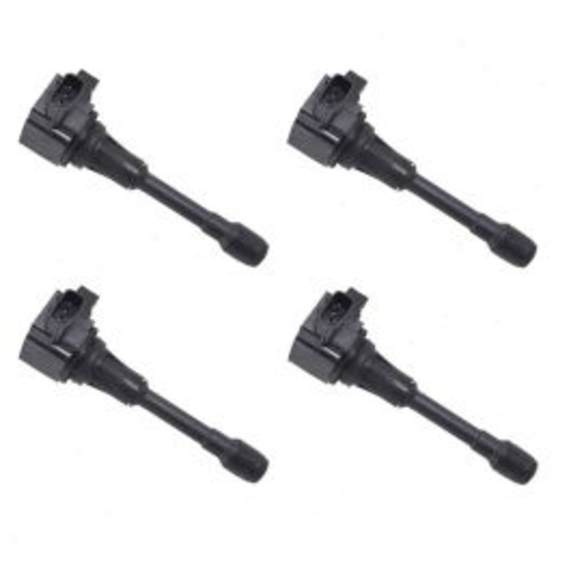 4 pc Hitachi Rear Ignition Coils for 2011-2013 Infiniti QX56 5.6L V8