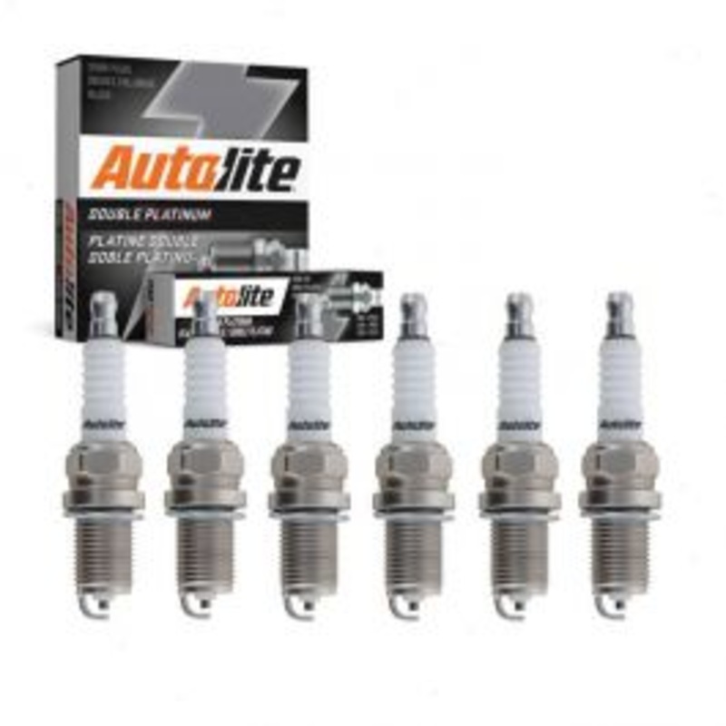 6 pc Autolite Double Platinum APP3923 Spark Plug