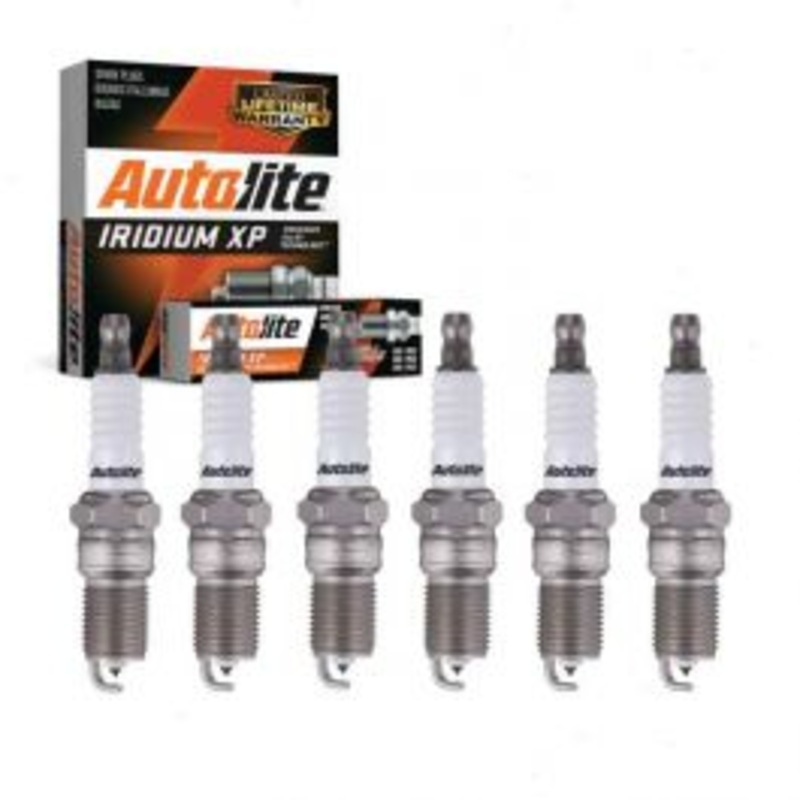 6 pc Autolite Iridium XP Spark Plug for 1988-1992 Eagle Premier 3.0L V6