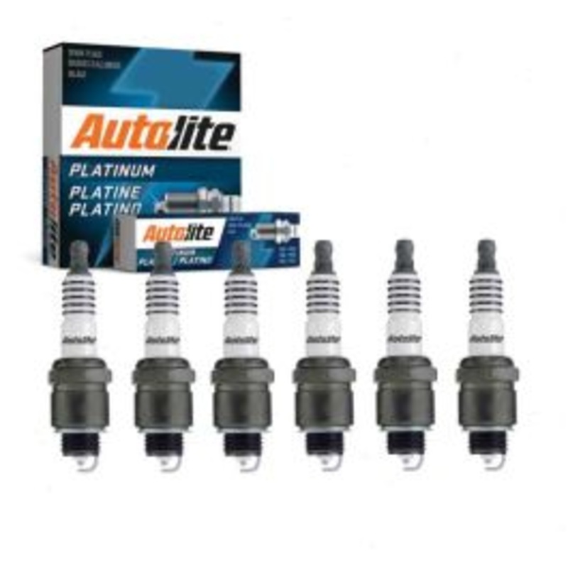 6 pc Autolite Platinum Spark Plug for 1966-1971 Jeep Commando 3.7L V6