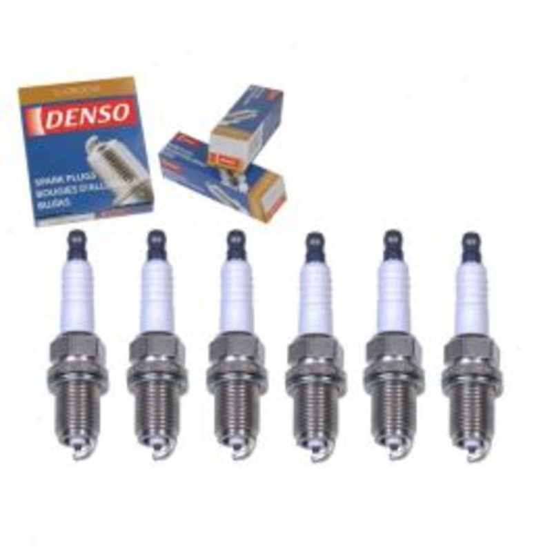6 pc DENSO Standard U-Groove Spark Plugs for 1992-1996 Isuzu Trooper 3.2L V6