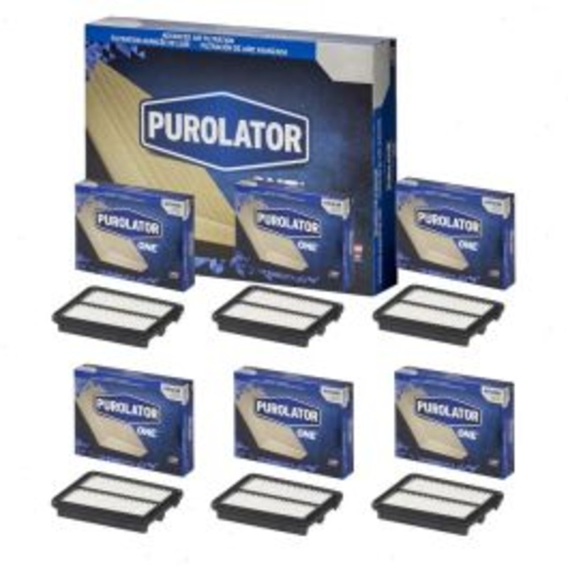 6 pc Purolator ONE A21438 Air Filters