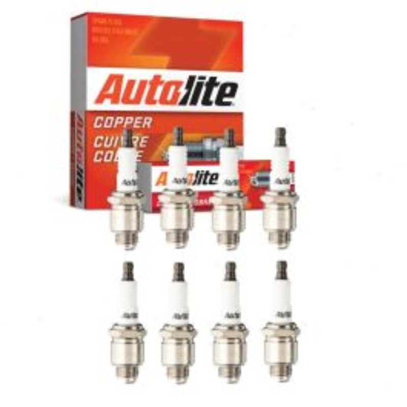 8 pc Autolite Copper Core Spark Plugs for 1955-1959 GMC 250 5.2L 5.3L 5.5L 5.7L 6.1L V8