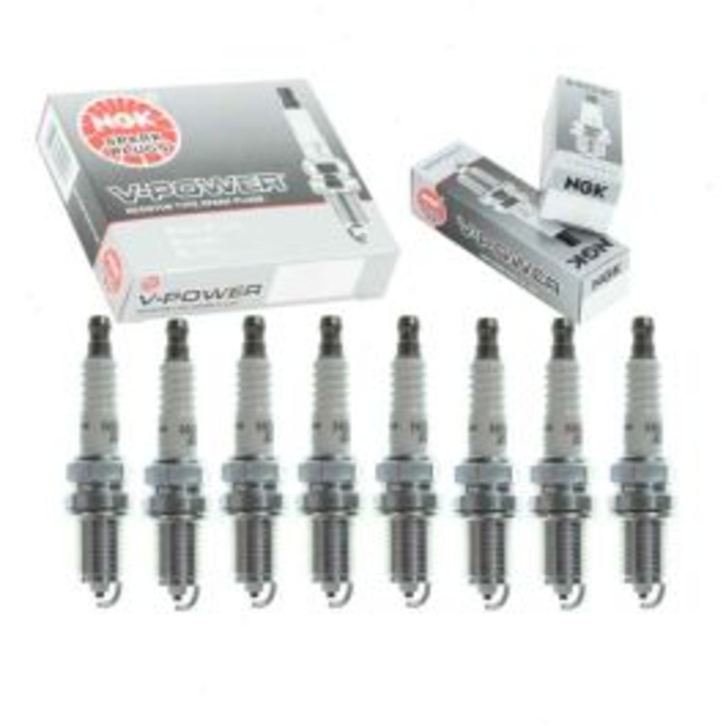 8 pc NGK V-Power Spark Plugs for 1993 Dodge W350 5.9L V8