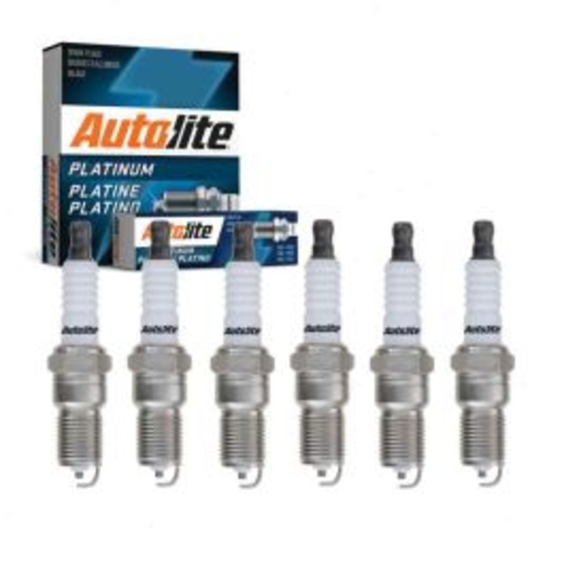 6 pc Autolite Platinum Spark Plug for 1993-1998 Oldsmobile Achieva 3.1L 3.3L