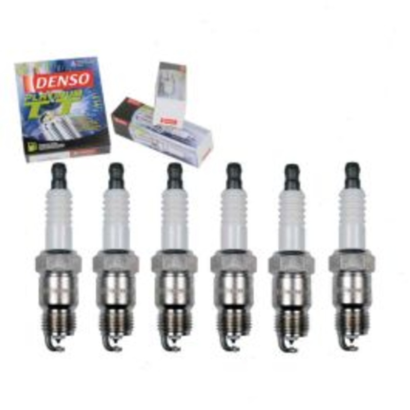 6 pc DENSO Platinum TT Spark Plugs for 1970-1980 Chevrolet K10 Suburban 4.1L L6