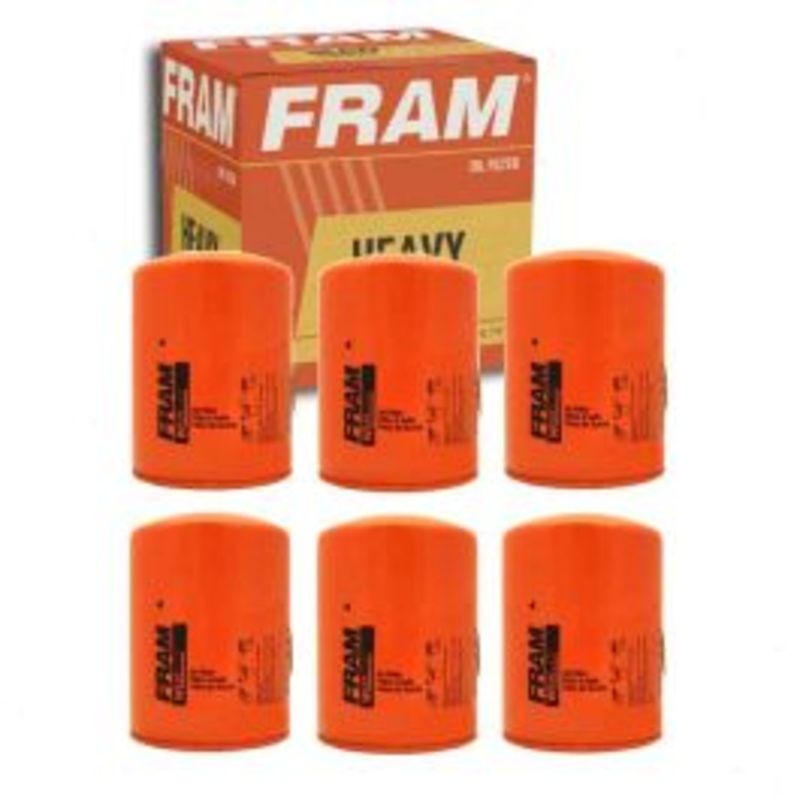 6 pc FRAM Heavy Duty PH52 Engine Oil Filters