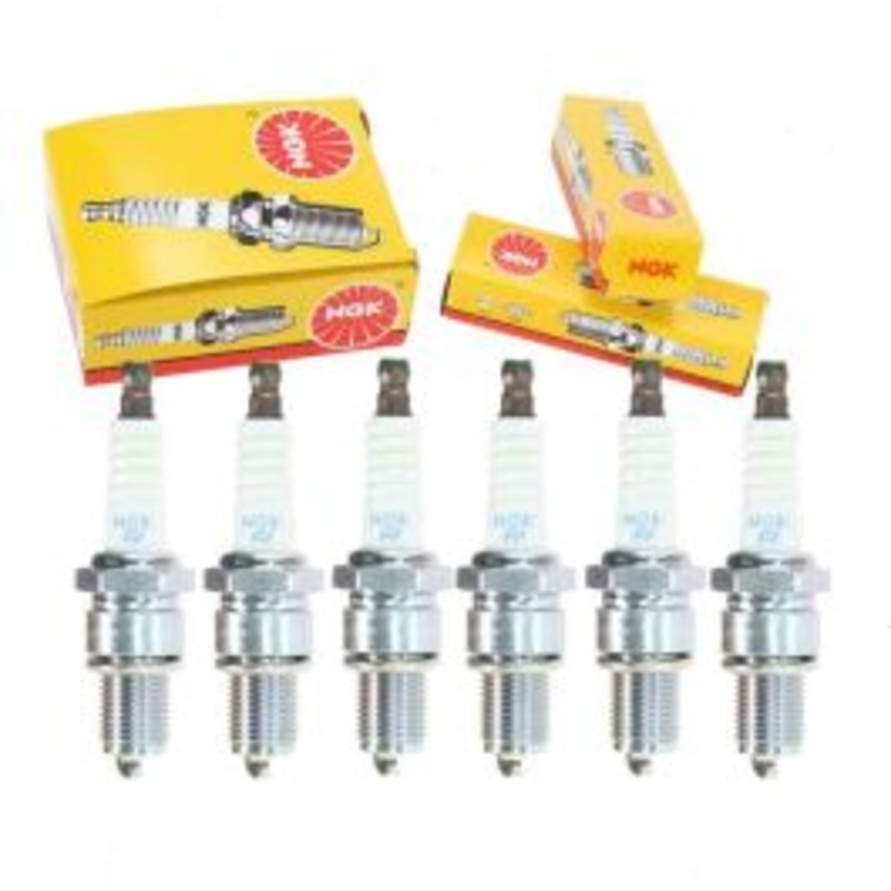 6 pc NGK Standard Spark Plugs for 1971 International 1010 3.8L L6
