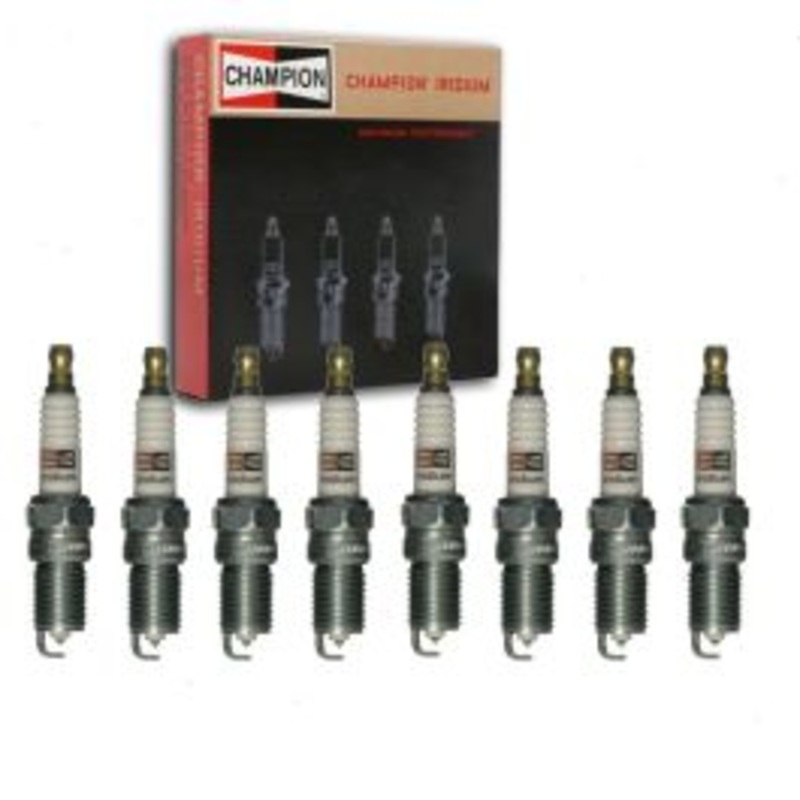 8 pc Champion Iridium Spark Plugs for 1996-1999 GMC C1500 Suburban 5.7L V8