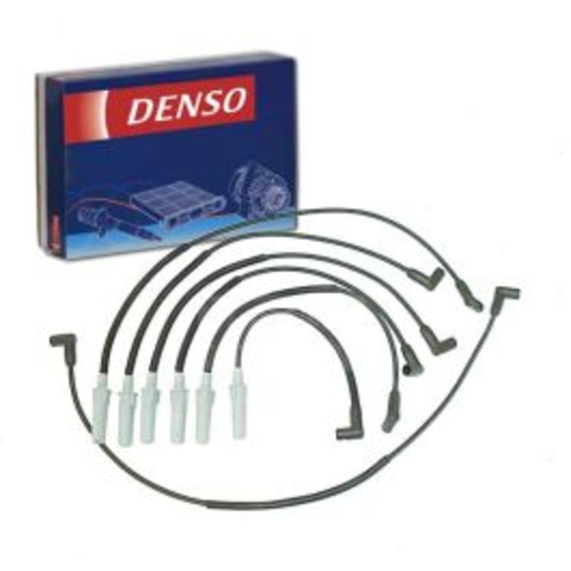 DENSO Spark Plug Wire Set for 1992-1993 Dodge W150 3.9L V6