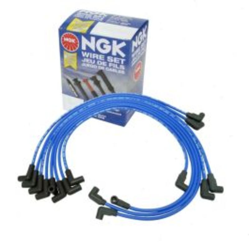 NGK Spark Plug Wire Set for 1987-1989 Chevrolet P20 5.7L V8
