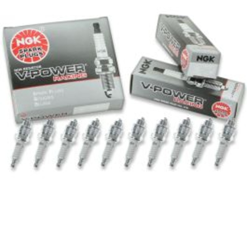 10 pc NGK V-Power Racing 2746 R5670-6 Spark Plugs