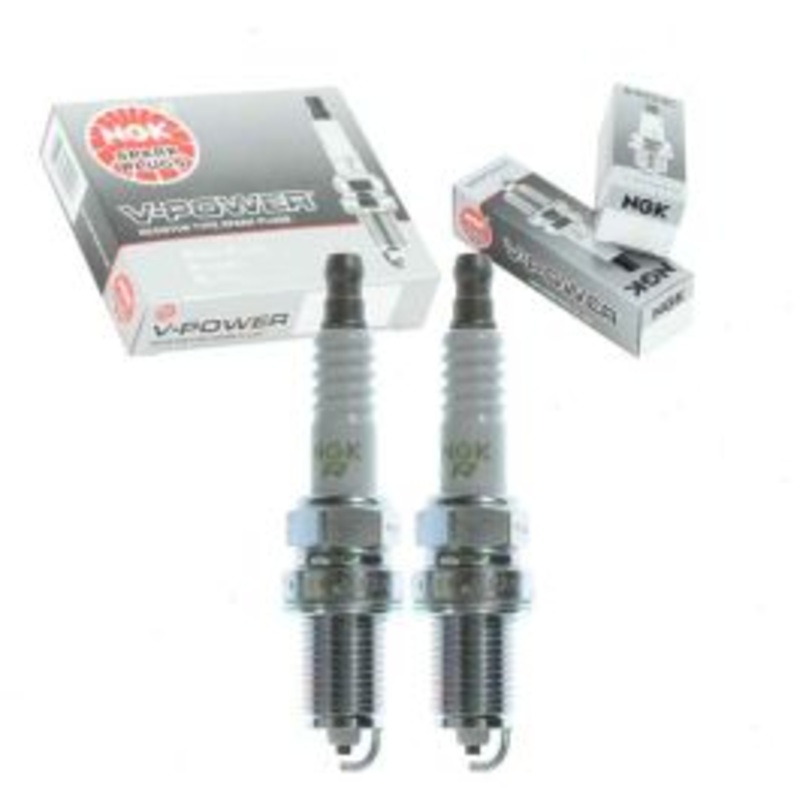 2 pc NGK V-Power 2441 BCPR5EY-11 Spark Plugs