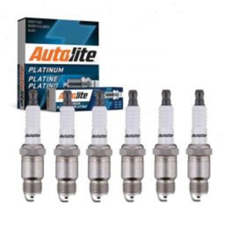6 pc Autolite Platinum Spark Plug for 1970-1982 Checker Marathon 3.8L 4.1L