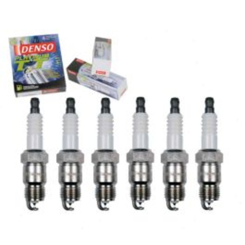6 pc DENSO Platinum TT Spark Plugs for 1976-1980 Pontiac Sunbird 3.8L V6