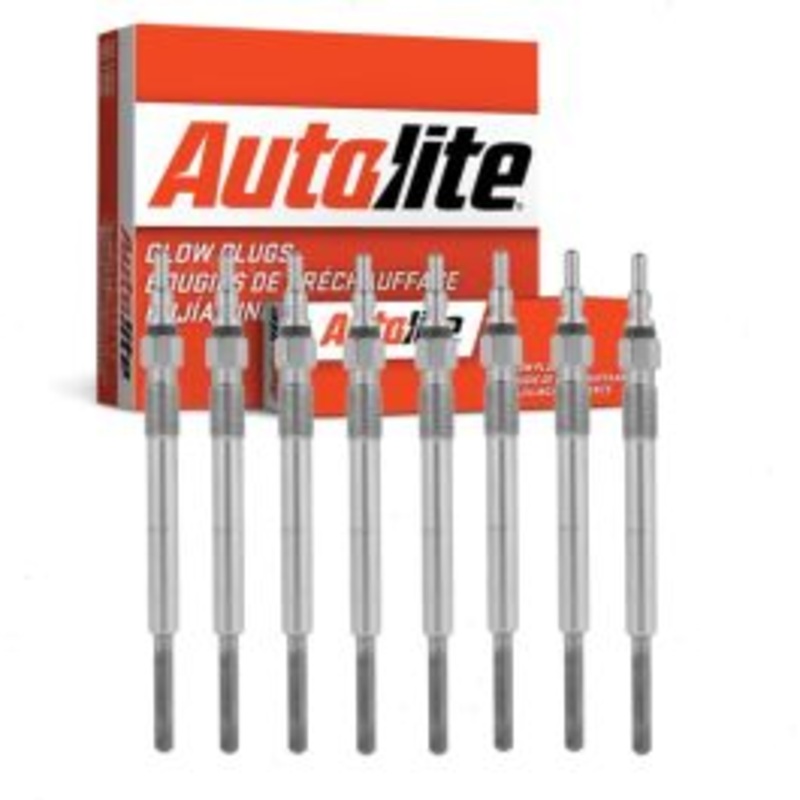 8 pc Autolite Diesel Glow Plugs for 1995-2002 Ford E-350 Econoline Club Wagon