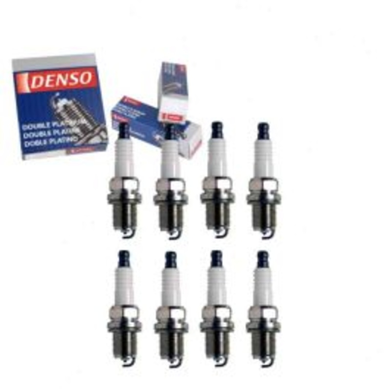 8 pc DENSO Double Platinum Spark Plugs for 2006-2009 Land Rover Range Rover Sport 4.2L 4.4L V8
