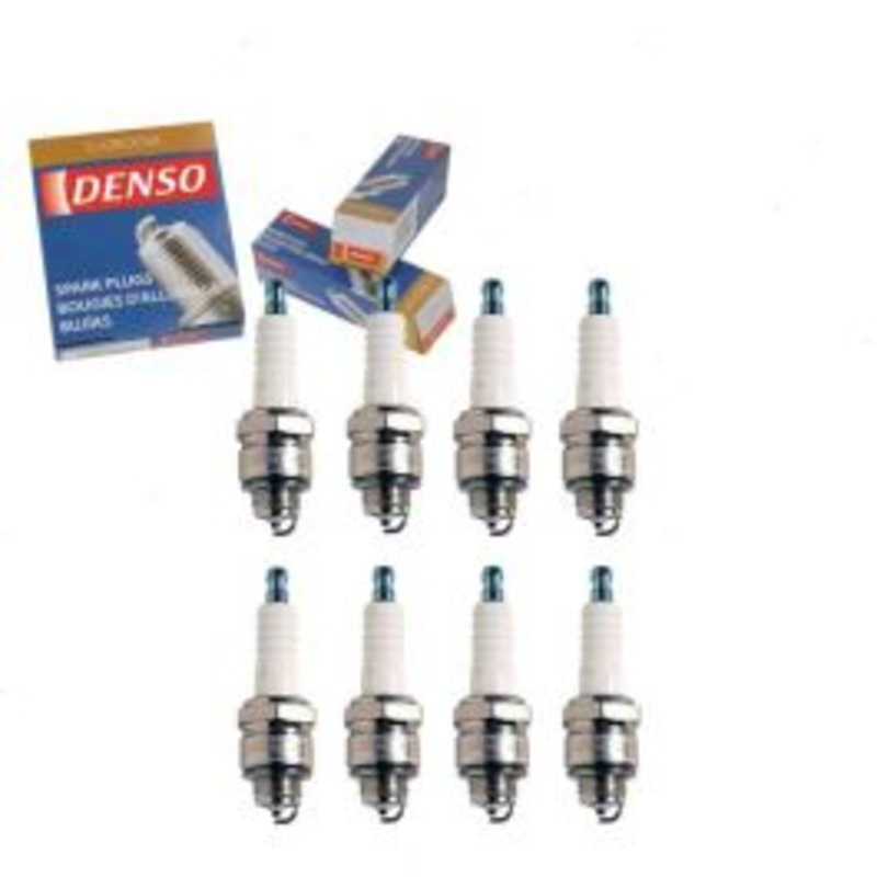 8 pc DENSO Standard U-Groove Spark Plugs for 1968 GMC G25 G2500 Van 5.0L V8