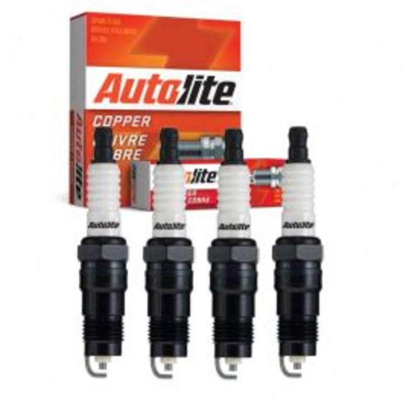 4 pc Autolite Copper Core Spark Plugs for 1983-1986 Ford LTD 2.3L L4