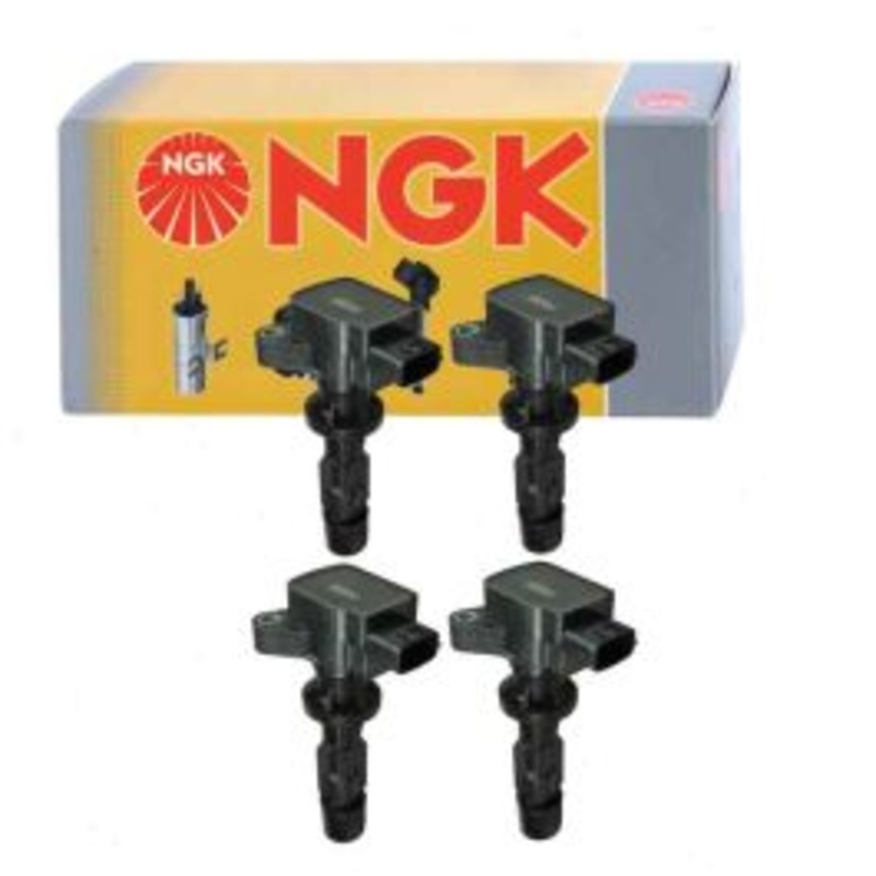 4 pc NGK Ignition Coils for 2009-2013 Mazda 3 Sport 2.0L 2.5L L4