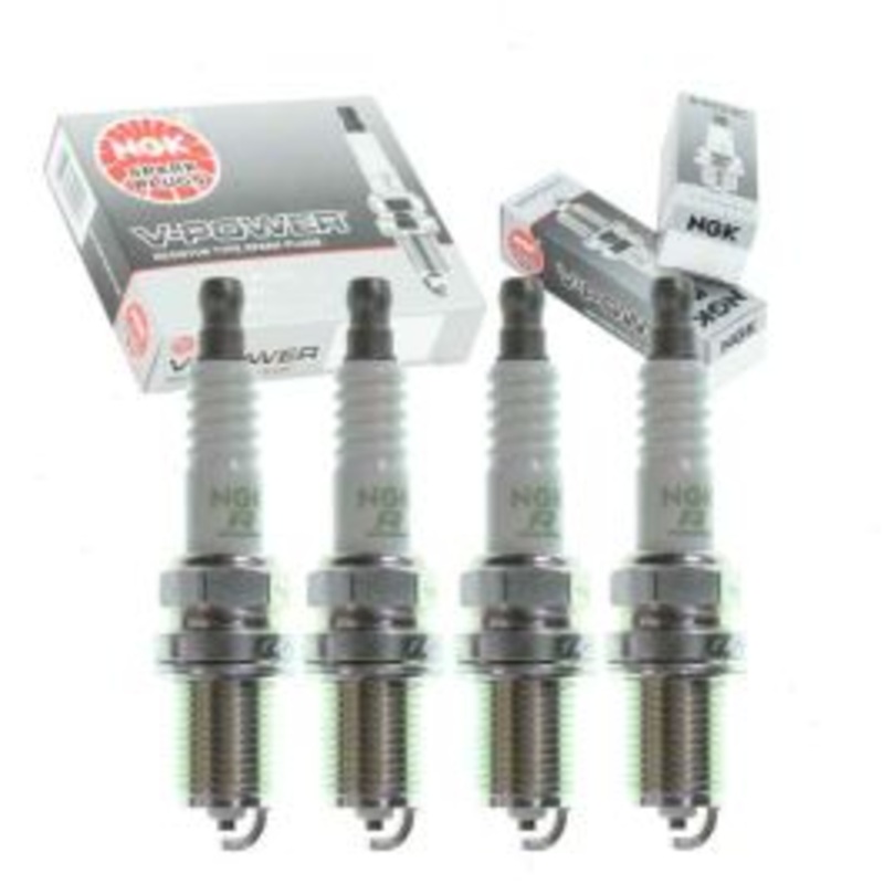 4 pc NGK V-Power Spark Plugs for 1993-2002 Mazda 626 2.0L L4