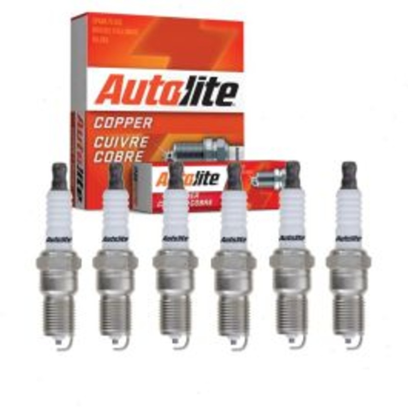 6 pc Autolite Copper Core Spark Plugs for 1993-1998 Oldsmobile Achieva 3.1L 3.3L V6