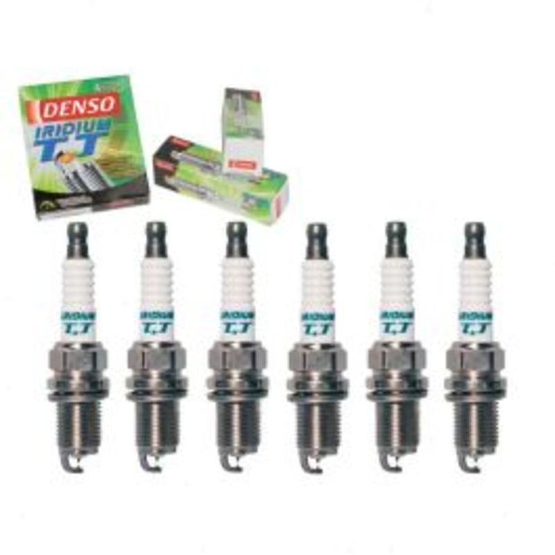 6 pc DENSO Iridium TT Spark Plugs for 1991-1996 Dodge Stealth 3.0L V6