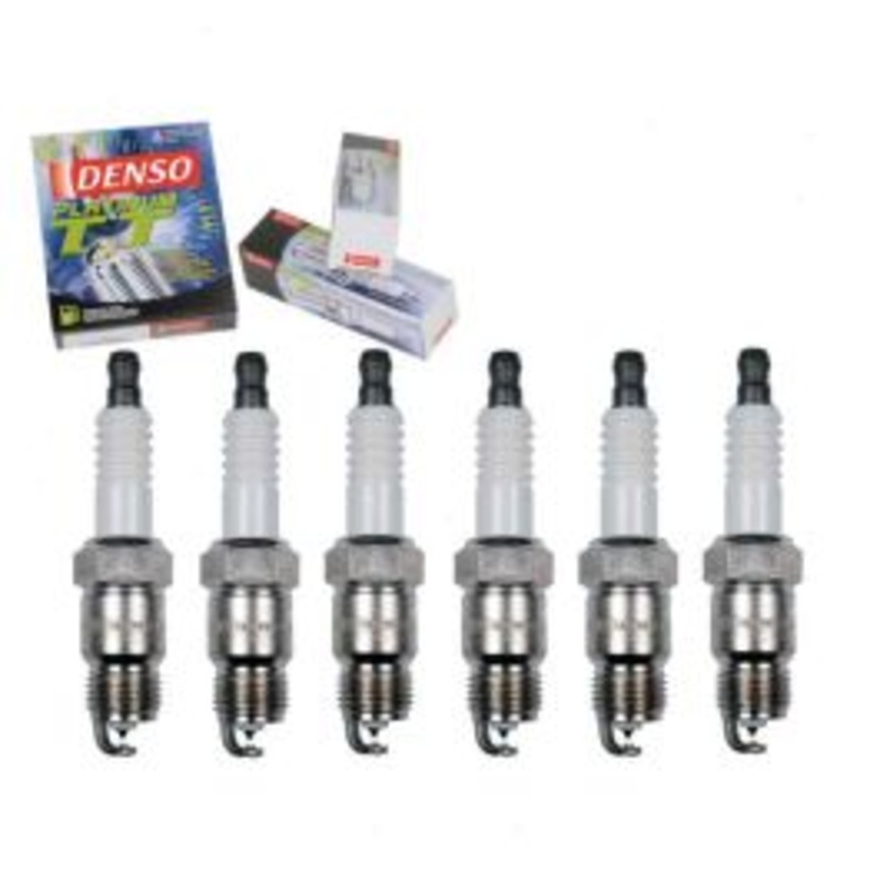 6 pc DENSO Platinum TT Spark Plugs for 1968-1974 Chevrolet C20 Pickup 4.1L 4.8L L6