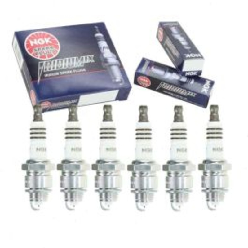6 pc NGK Iridium IX Spark Plugs for 1969-1970 International 1300D 3.9L L6