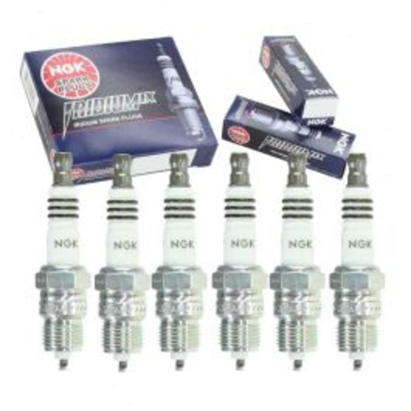 6 pc NGK Iridium IX Spark Plugs for 1987 Chevrolet R10 4.3L V6