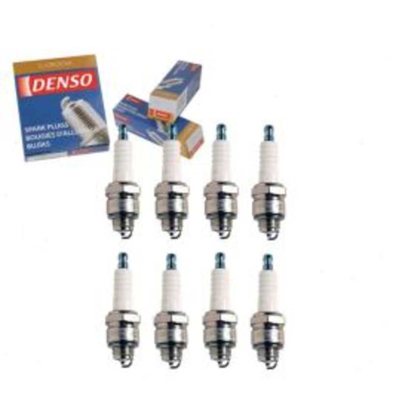 8 pc DENSO Standard U-Groove Spark Plugs for 1968 Chevrolet C30 Pickup 5.0L V8
