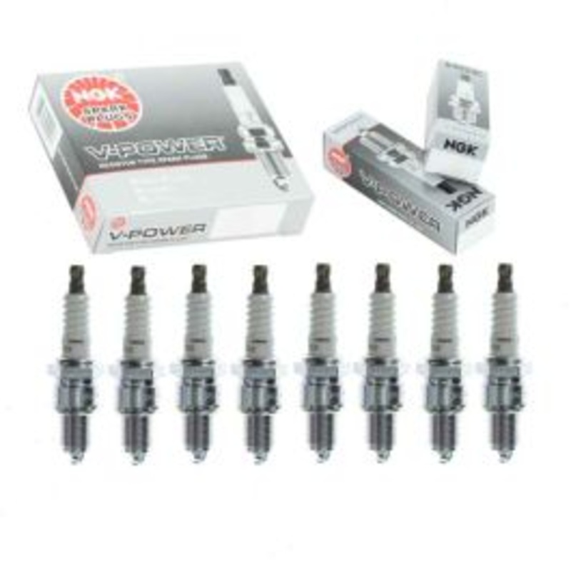 8 pc NGK V-Power Spark Plugs for 1968-1976 Bentley T1 Series 6.2L 6.8L V8