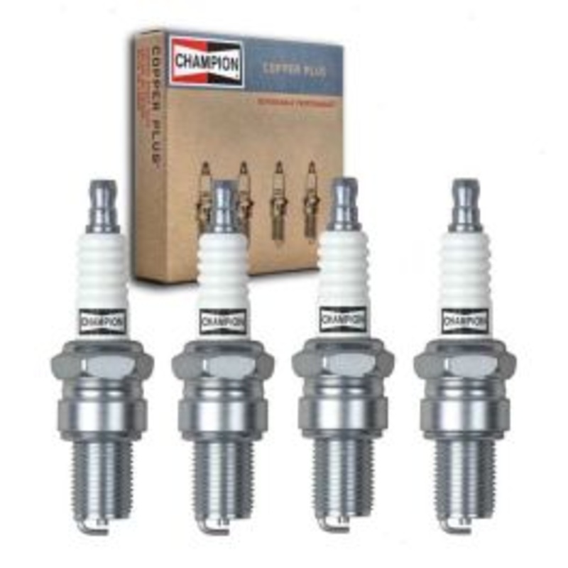 4 pc Champion Copper Plus Spark Plugs for 1972-1973 Volkswagen Transporter 1.7L H4