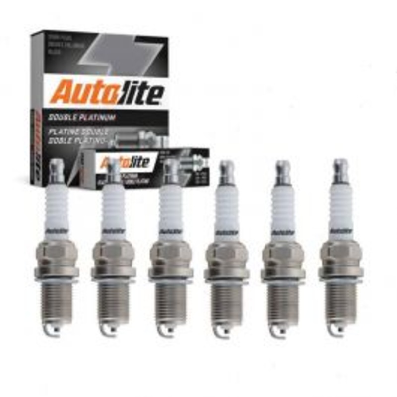 6 pc Autolite Double Platinum Spark Plug for 2003-2008 Hyundai Tiburon 2.7L
