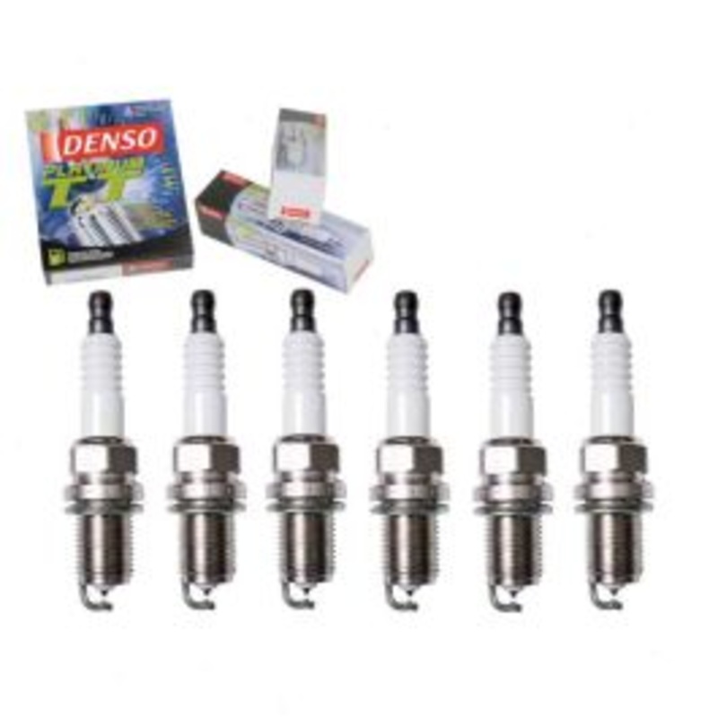 6 pc DENSO Platinum TT Spark Plugs for 1992-1993 Dodge W150 3.9L V6
